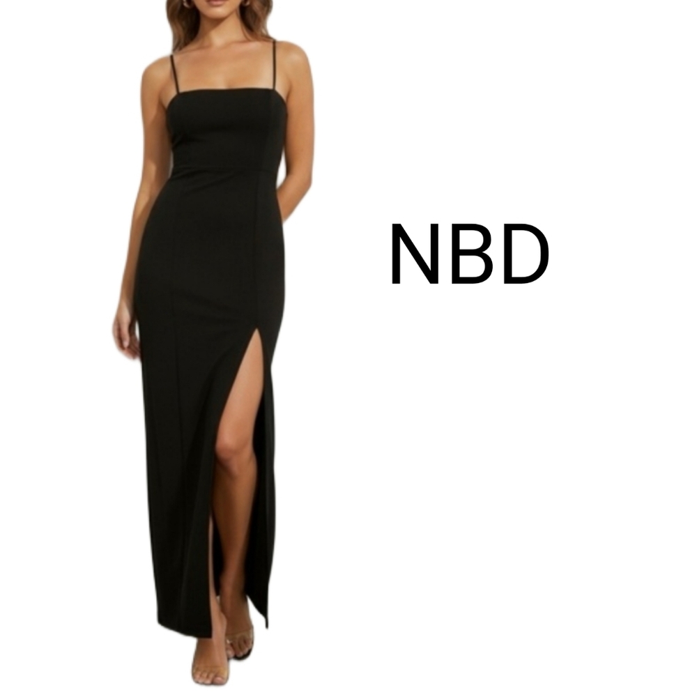 NDB Revolve Eileen  Black Stretchy Dress Size Medium
